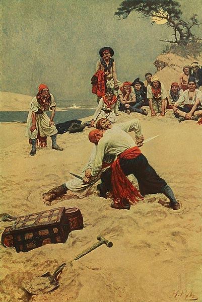 Howard Pyle Who Shall be Captain Norge oil painting art